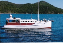 Dick Lang&nbsp;Wooden Kauri displacement hull  